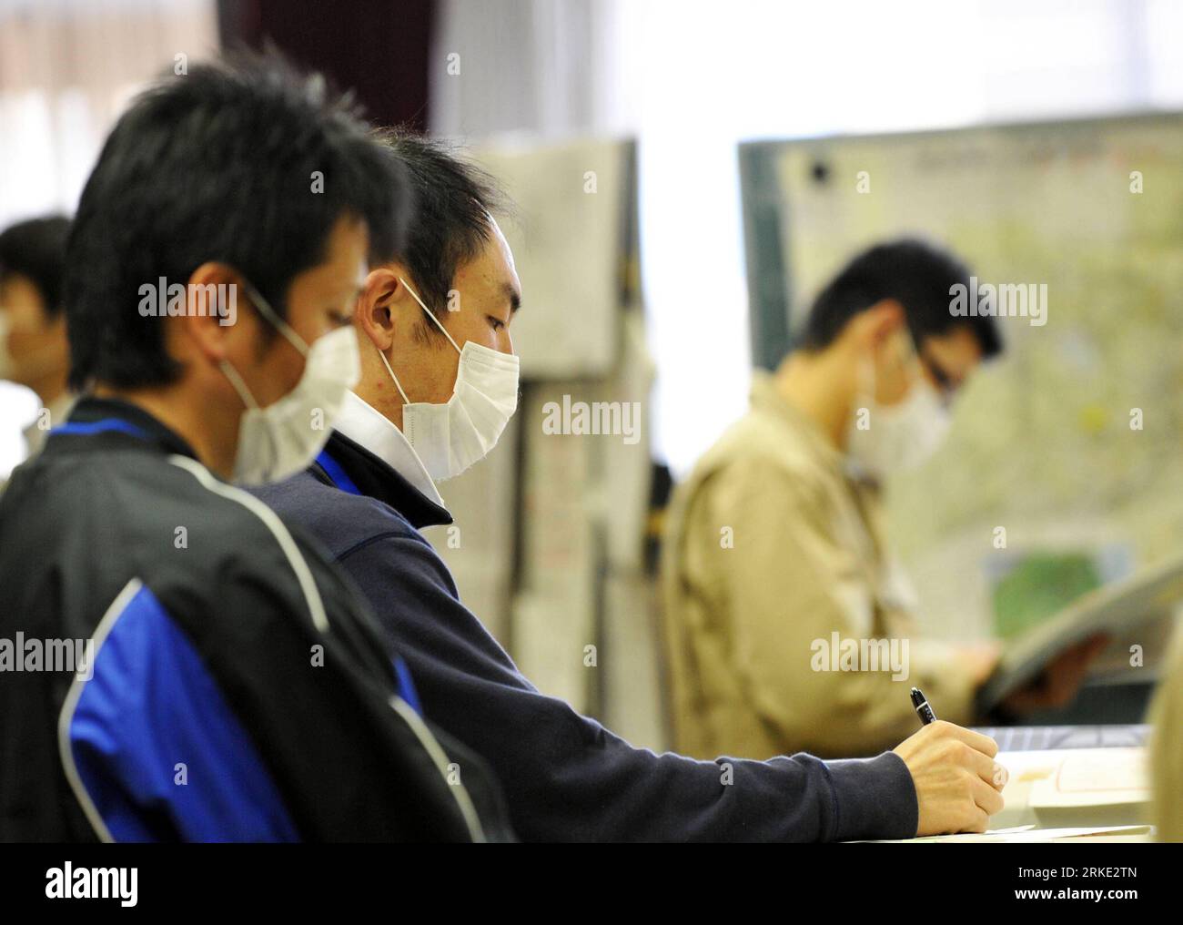 Fukushima daiichi nuclear plant in 2011 hi-res stock Fukushima daiichi nuclear plant in 2011 hi-res stock