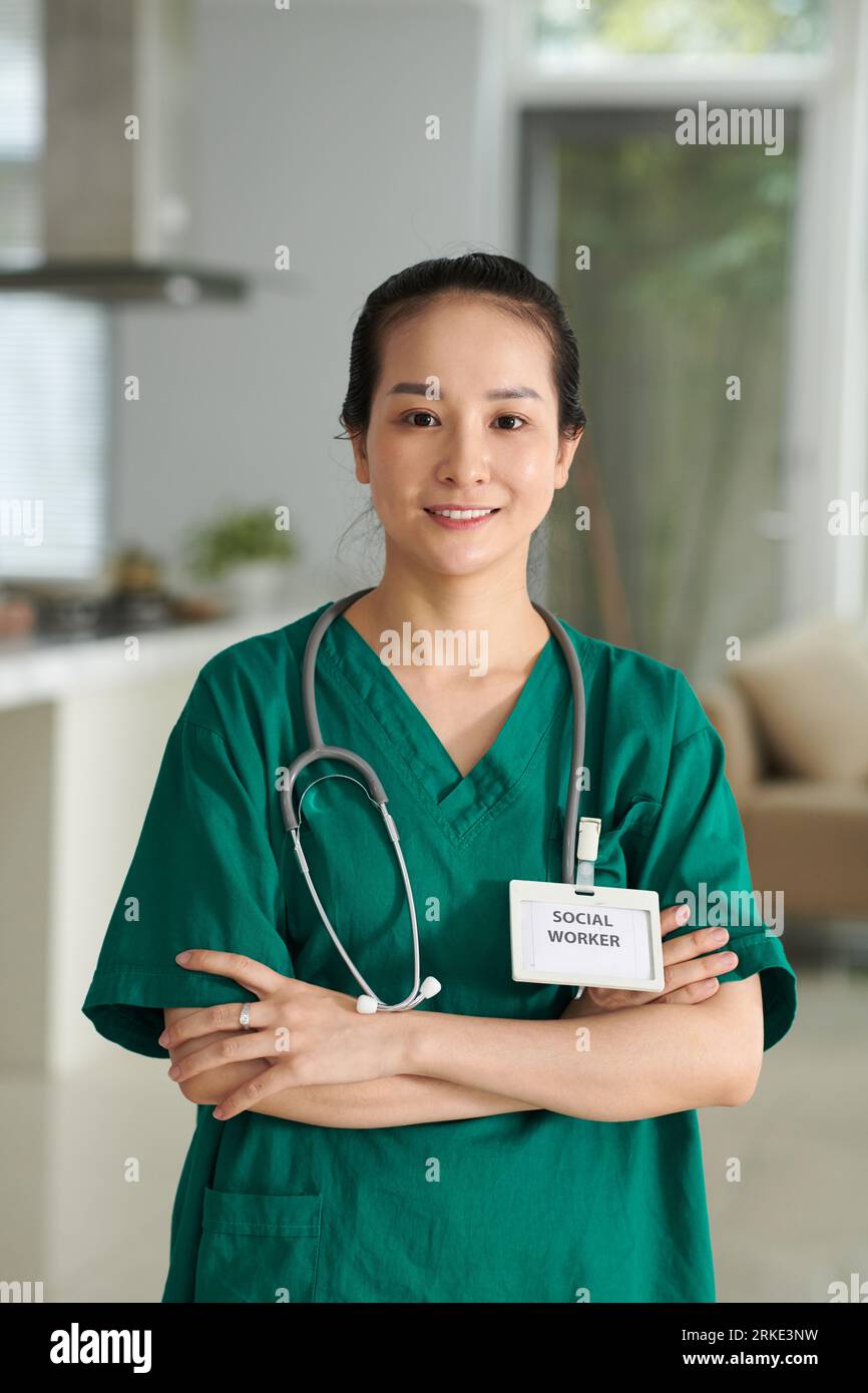 Young asian doctor in uniform hi-res stock photography and images - Alamy