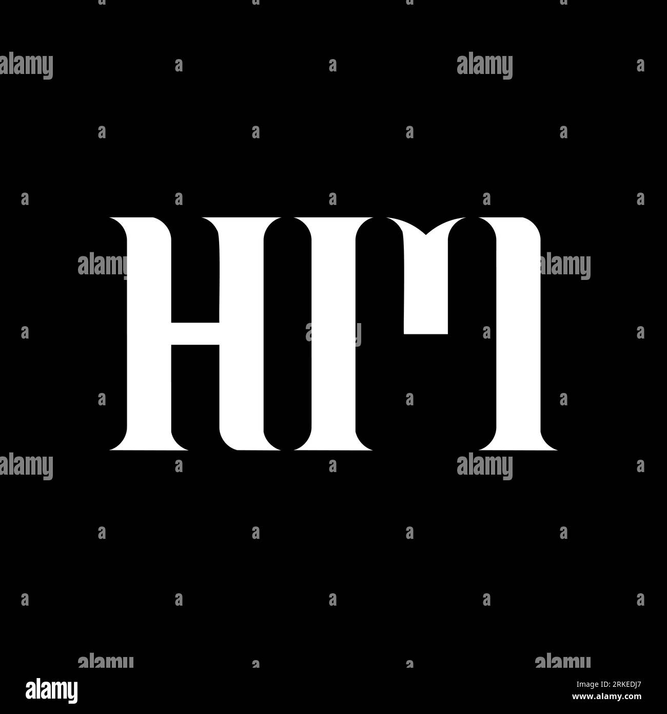 Hm logo design hi-res stock photography and images - Alamy