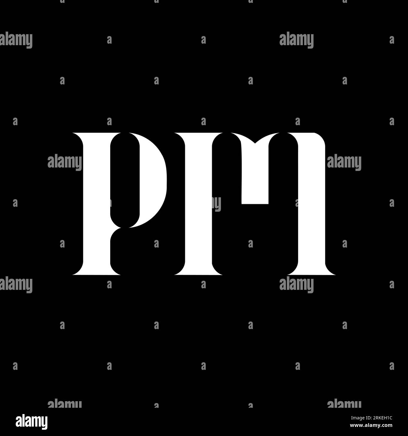 PM P M letter logo design. Initial letter PM uppercase monogram logo white  color. PM logo, P M design. PM, P M Stock Vector Image & Art - Alamy