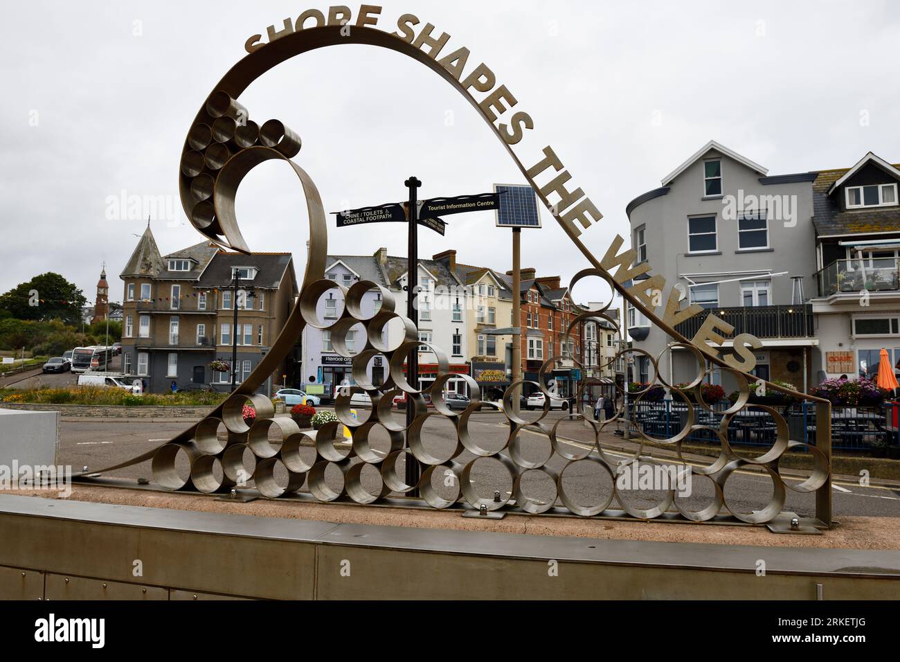 Seaton in the Summer of 2023 Devon England uk Stock Photo Alamy