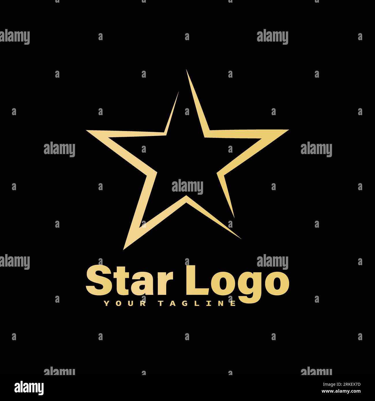 Star logo icon vector template. Stock Vector