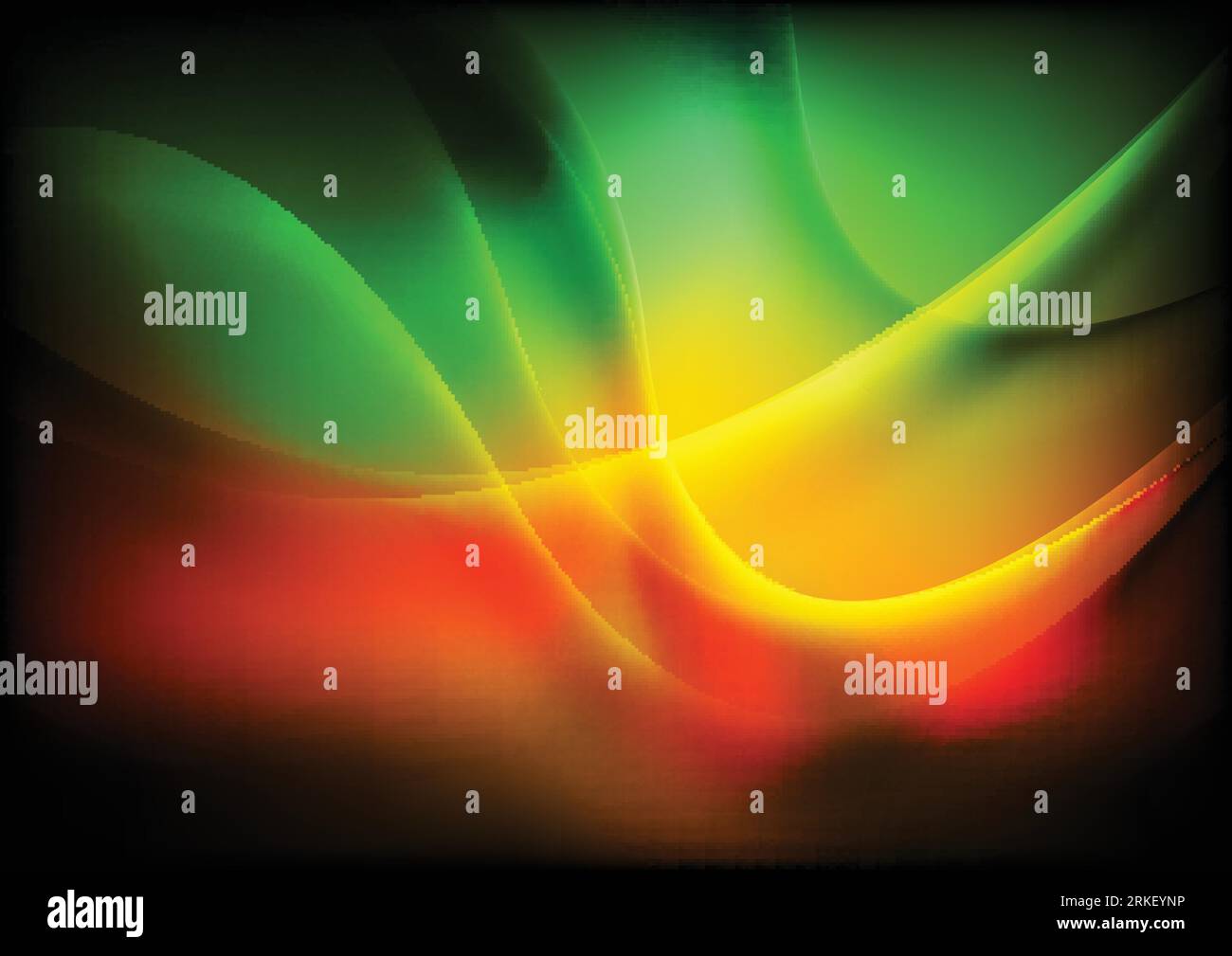 Colorful abstract smooth blurred waves background. Vector design Stock Vector