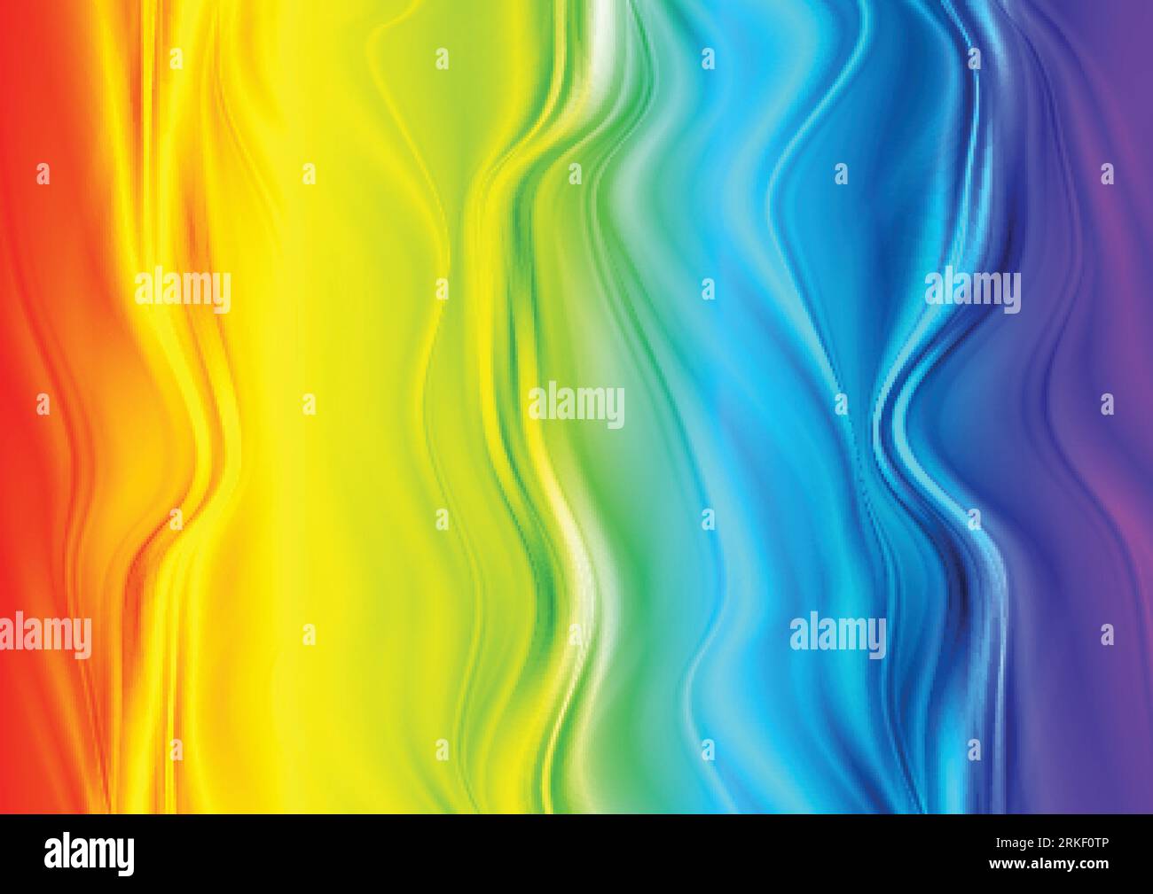 Colorful iridescent abstract wavy background. Vector illustration Stock Vector