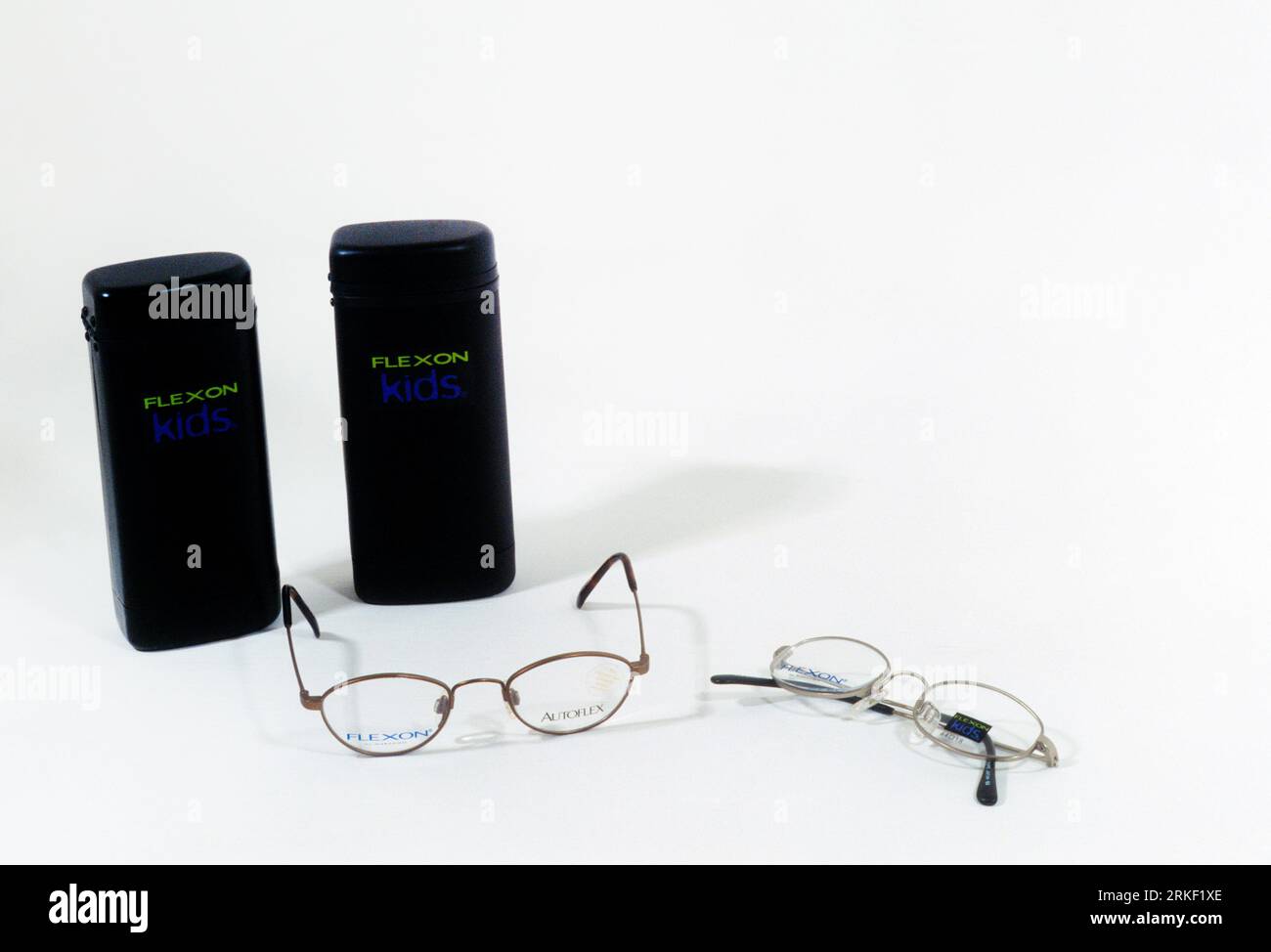 Flexible Kids Glasses Titanium & Nickel Stock Photo Alamy