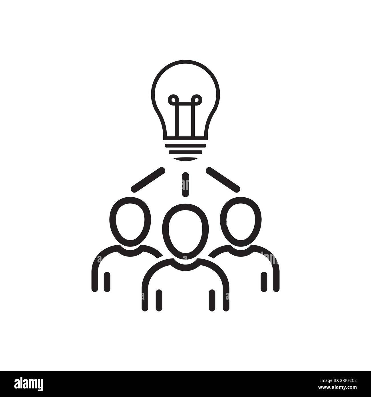 Blub brain and idea for planning strategy in business teamwork