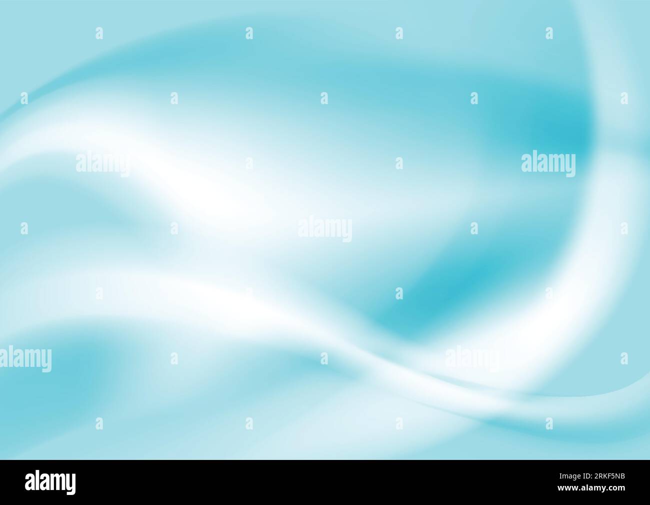 Abstract bright blue wavy modern background. Vector design Stock Vector