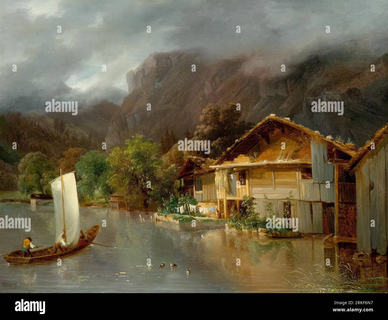 Brienzersee mit schiff hi-res stock photography and images - Alamy