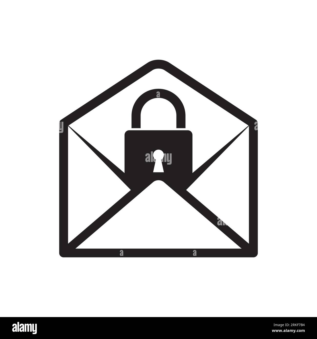 Encrypted e mail Black and White Stock Photos & Images - Alamy