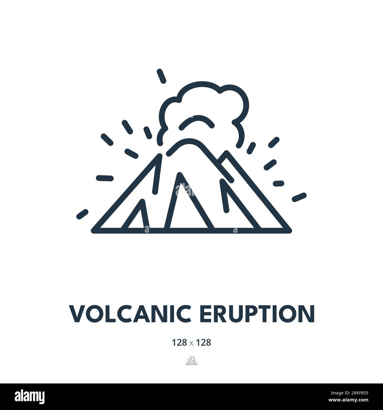 Lahar flow stock vector images alamy
