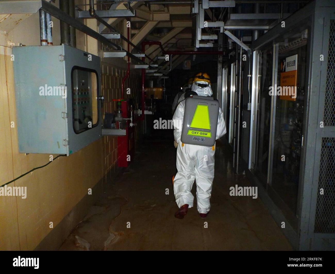 Fukushima nuclear plant explosion hi-res stock photography and