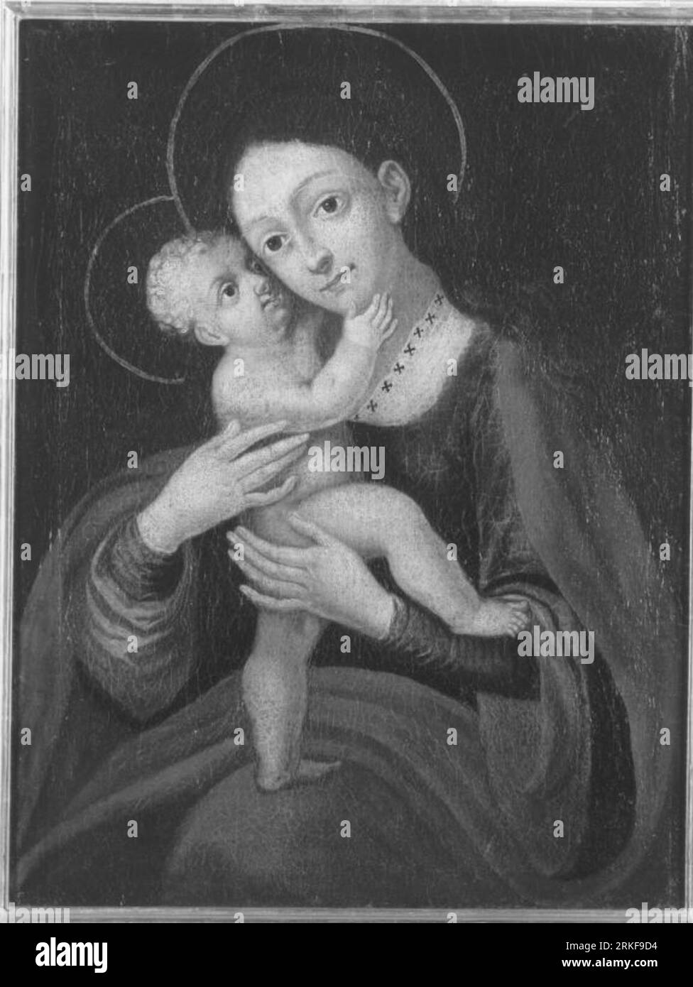 Maria mit dem Kind circa 1765 by Johann Nepomuk della Croce Stock Photo ...