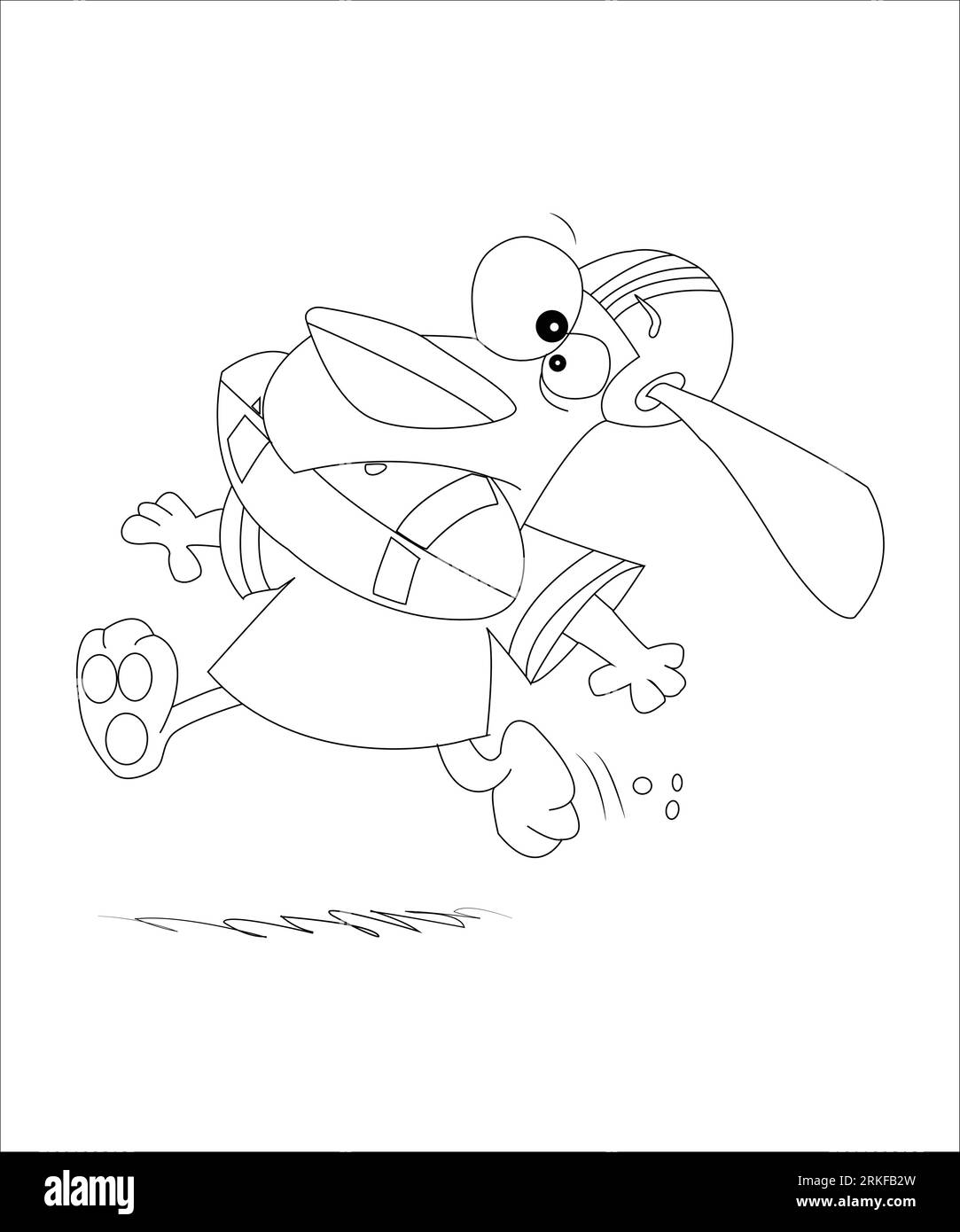 Coloring Page Outline Of cartoon boy with a soccer ball with dog