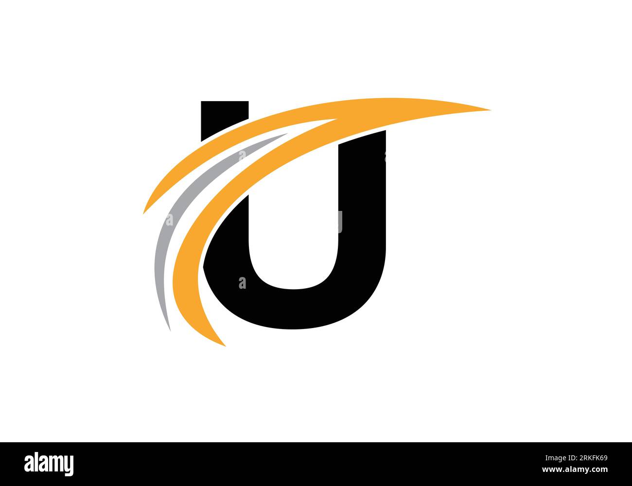 Initial U Letter Alphabet Logo Design In Vector Format. Logotype For ...
