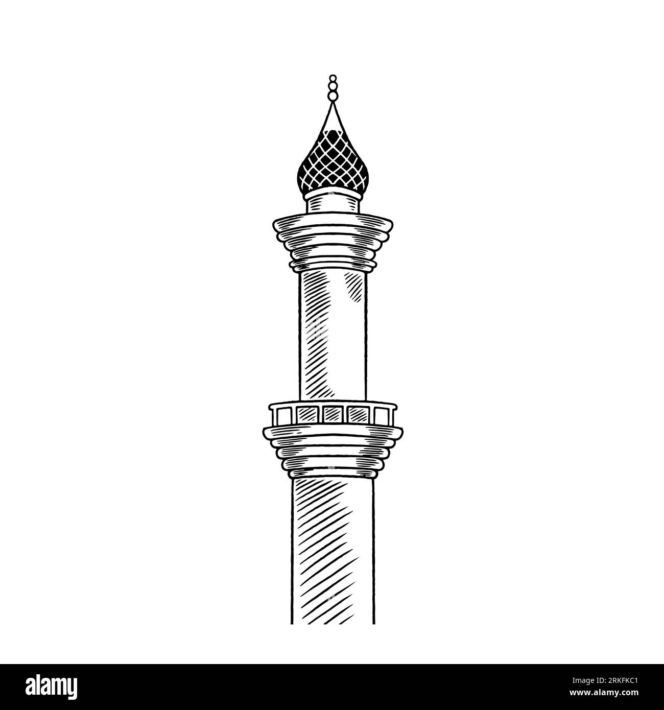 Minaret drawing