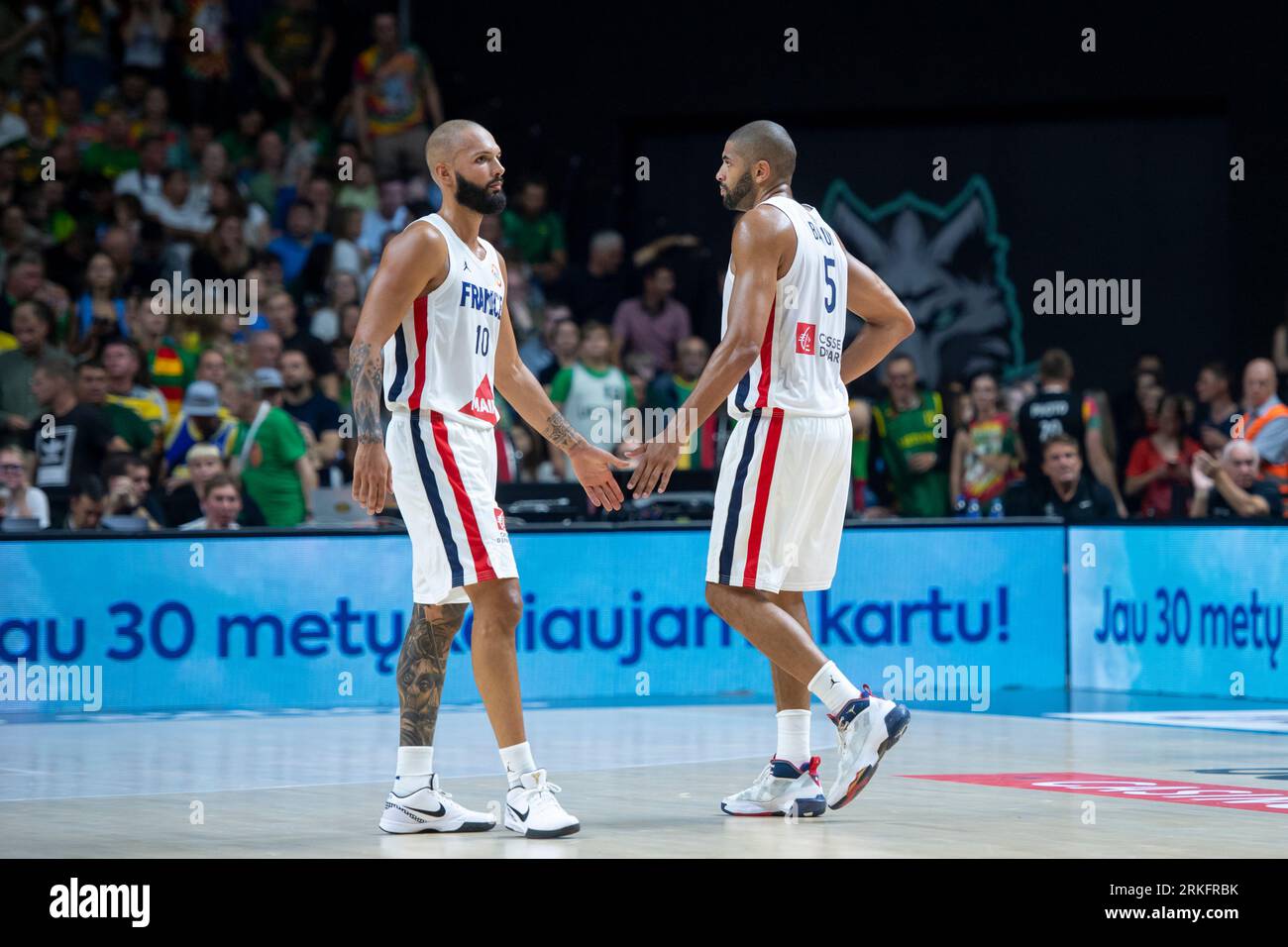 VILNIUS, LITHUANIA august 11th 2023 FIBA World Cup 2023 tuneup game