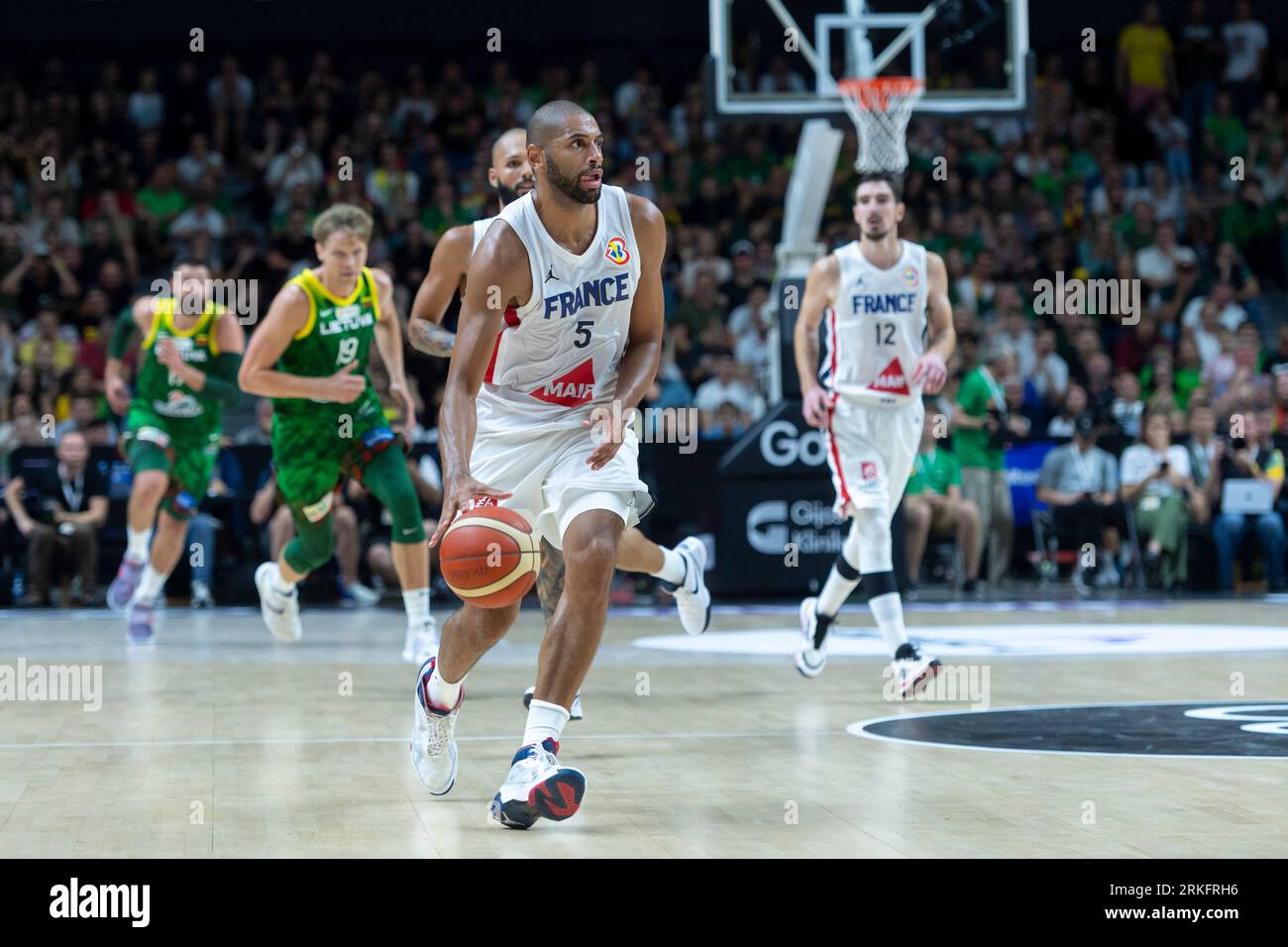 VILNIUS, LITHUANIA august 11th 2023 FIBA World Cup 2023 tuneup game