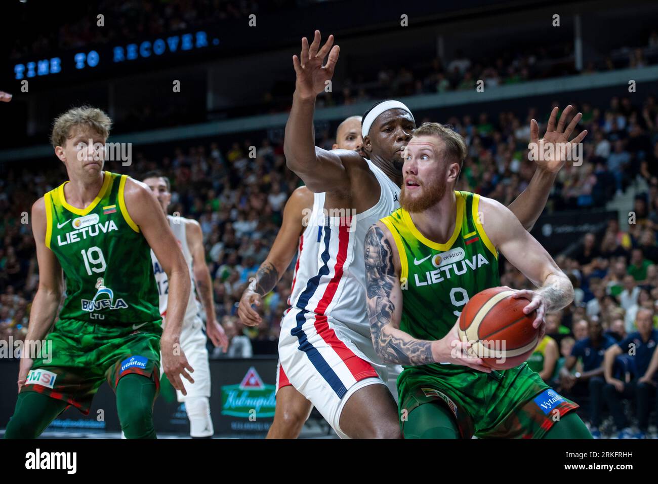 VILNIUS, LITHUANIA august 11th 2023 FIBA World Cup 2023 tuneup game