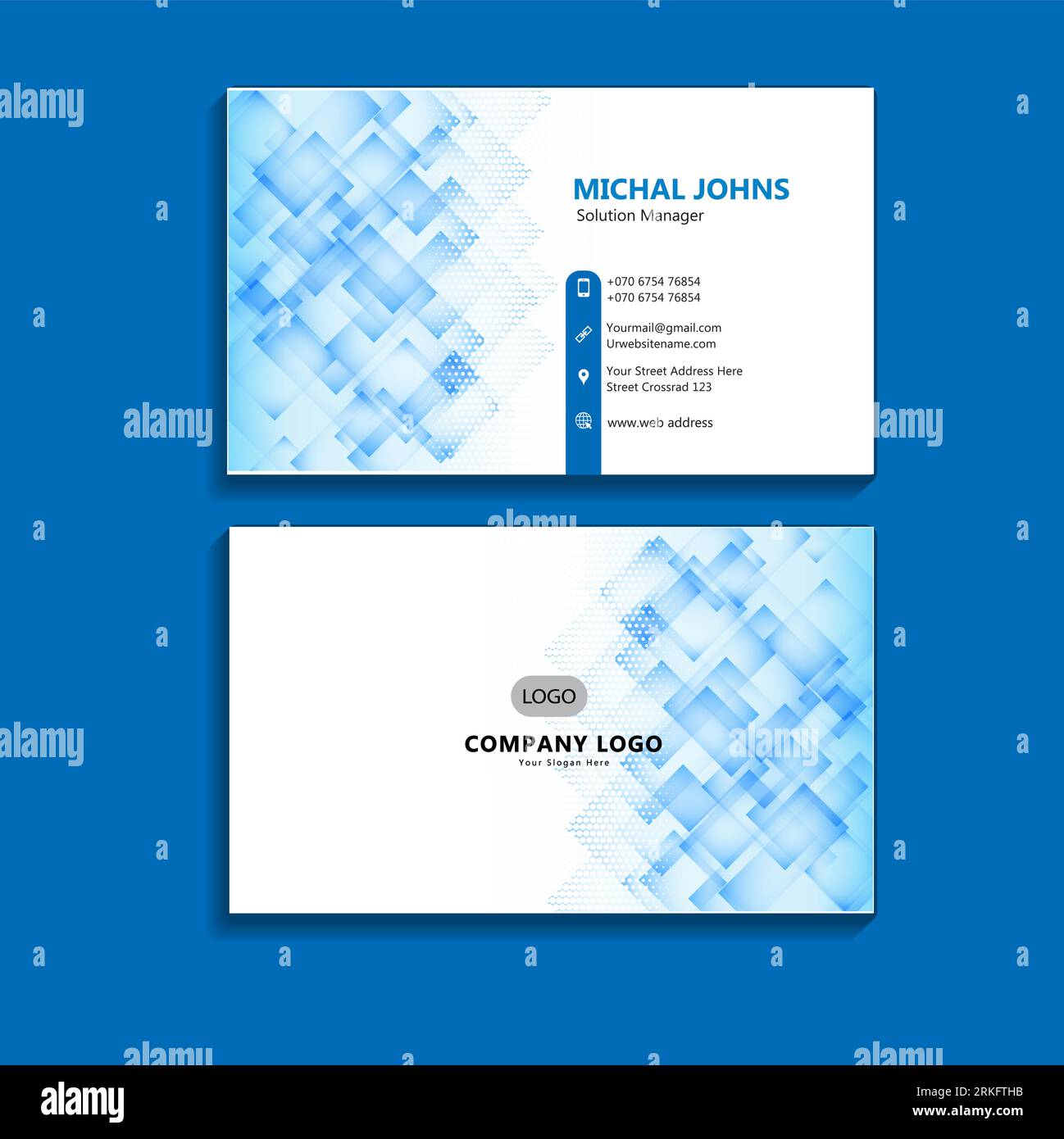 vector premium business card template Stock Vector Image & Art - Alamy