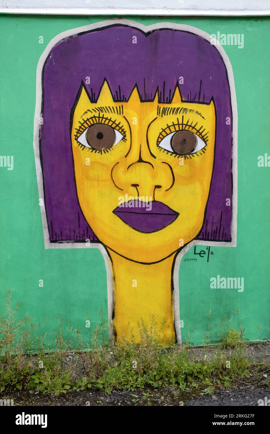Cardiff Street Art / Cardiff Graffiti Art Stock Photo Alamy