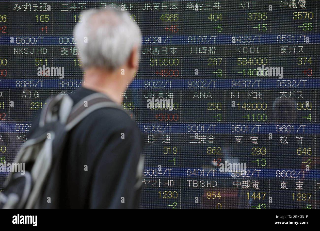 Stock share prices hi-res stock photography and images - Alamy