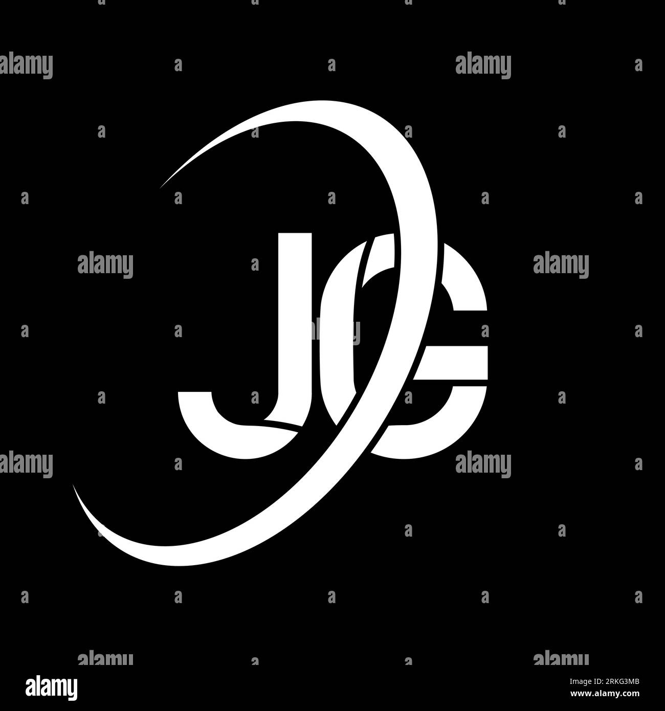 JG logo. J G design. White JG letter. JG/J G letter logo design ...