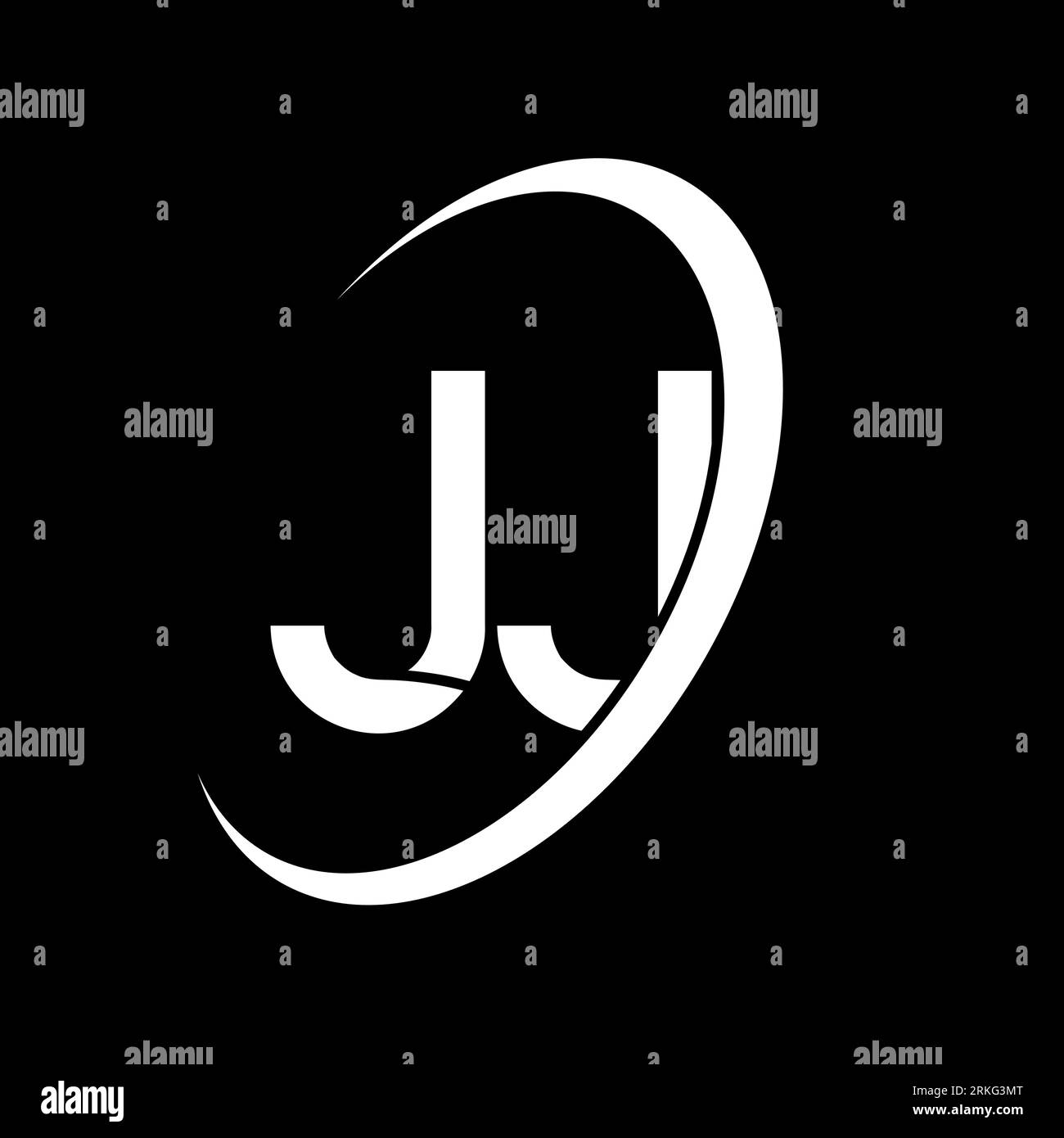 JJ logo. J J design. White JJ letter. JJ/J J letter logo design