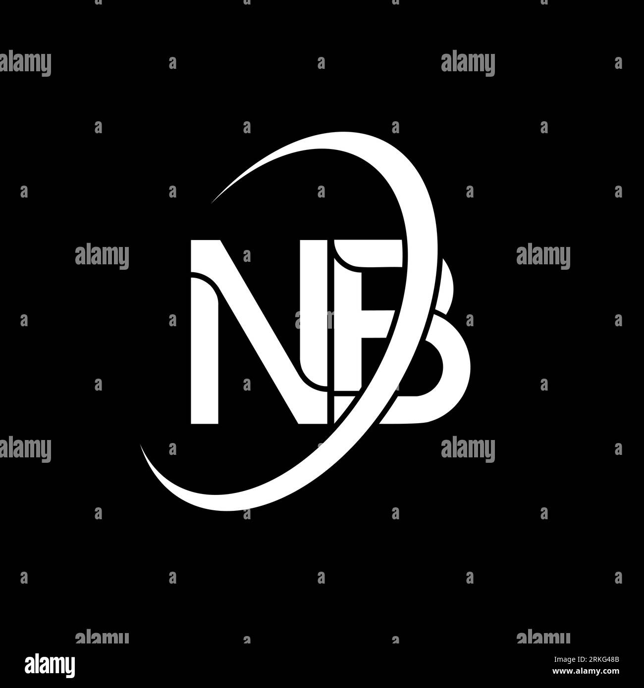 NB logo. N B design. White NB letter. NB/N B letter logo design