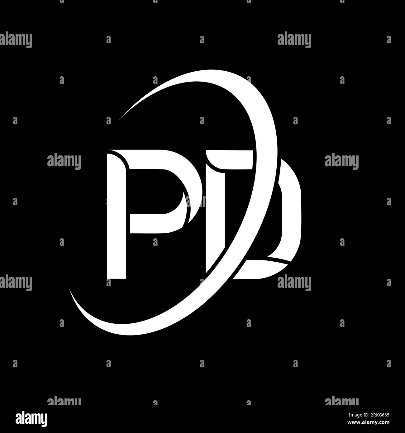 P d letter logo lettermark pd monogram elegant lux