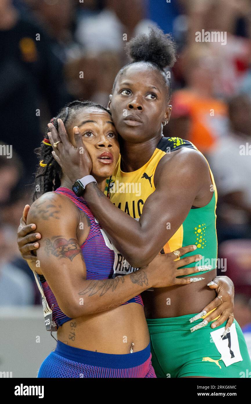 Sha'carri richardson shericka jackson hi-res stock photography and