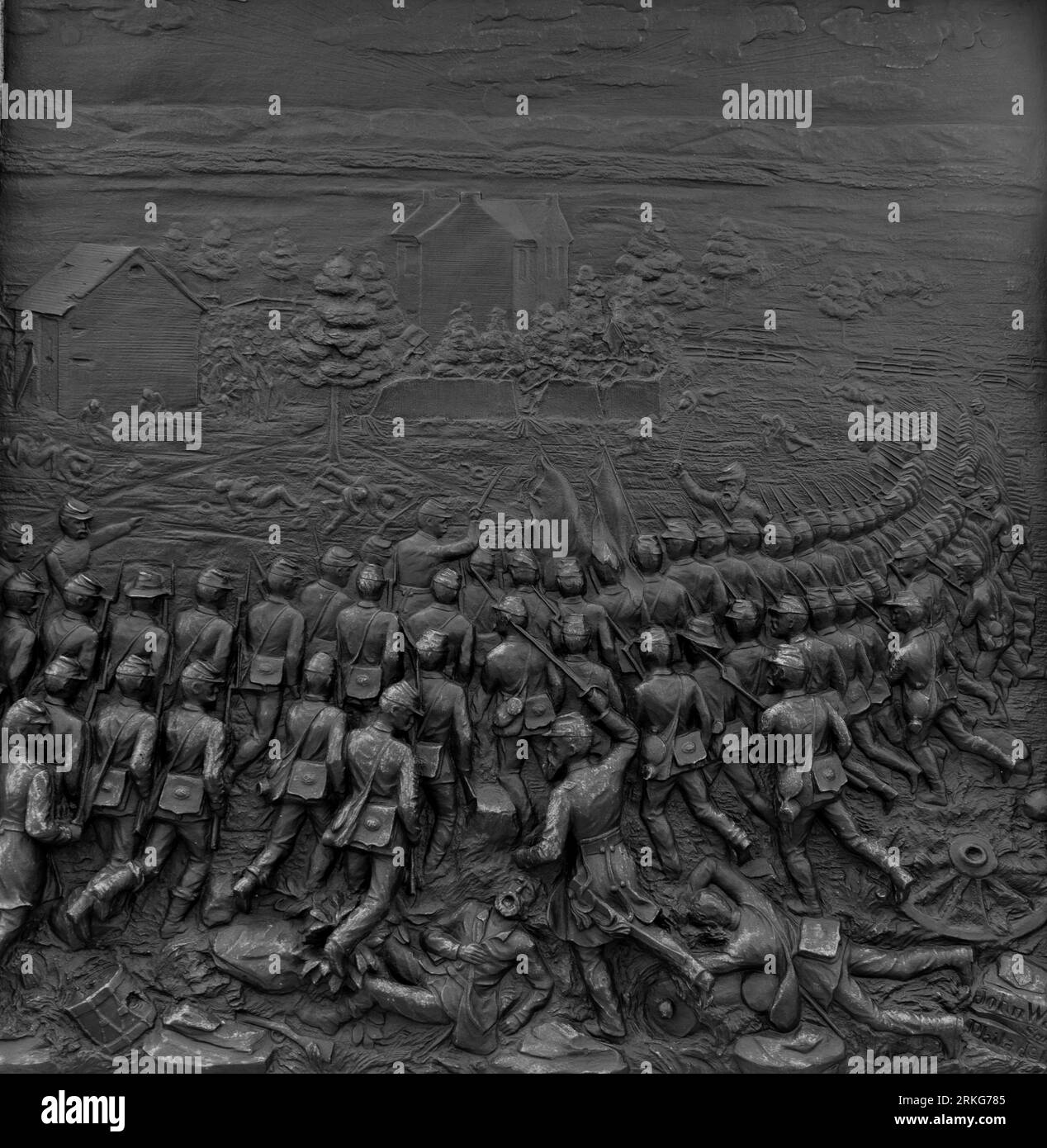 Gettysburg battlefield Black and White Stock Photos & Images Alamy