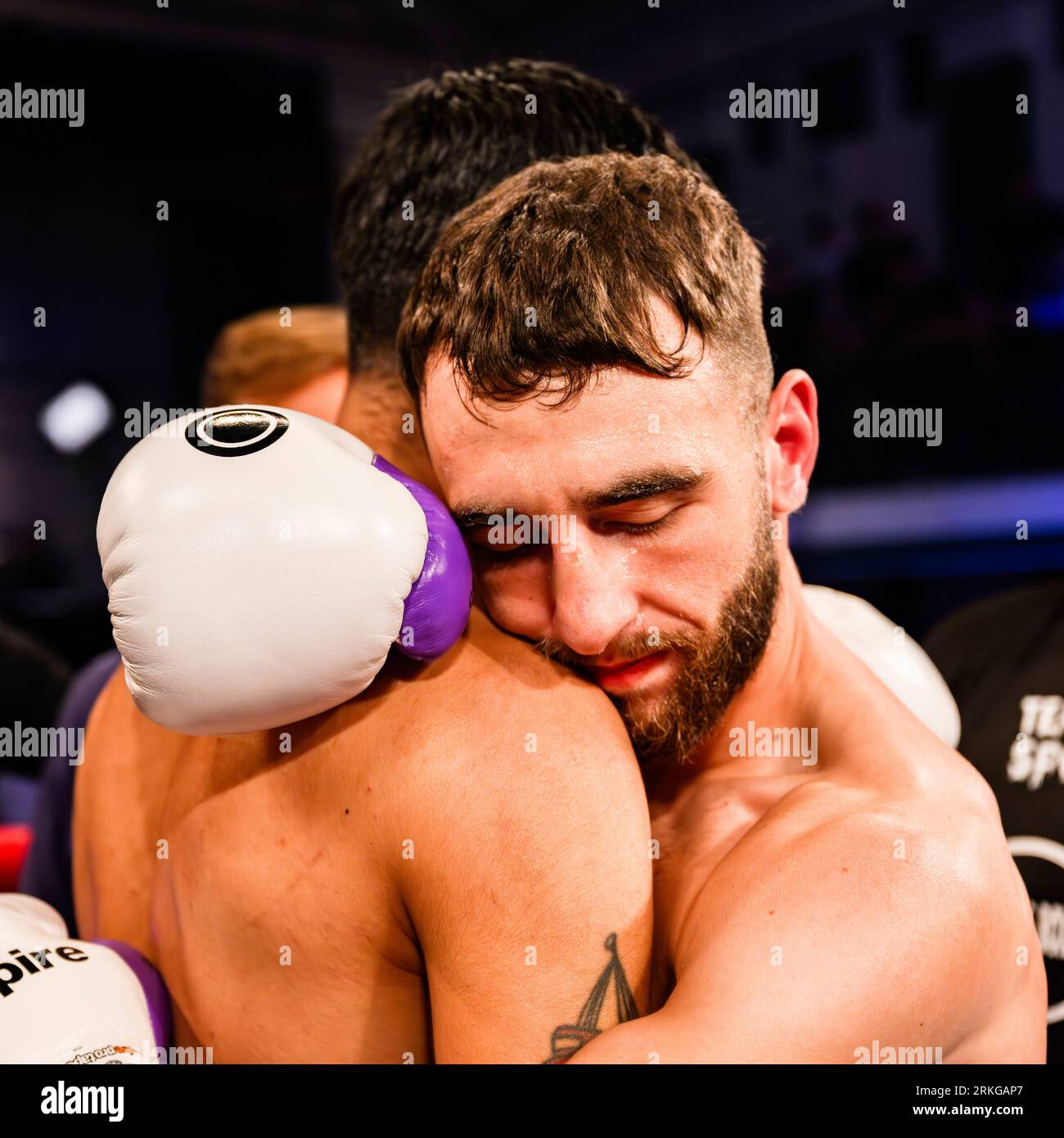 LONDON, UNITED KINGDOM. 18 Aug, 2023. Nathanial Collins vs Raza Hamza