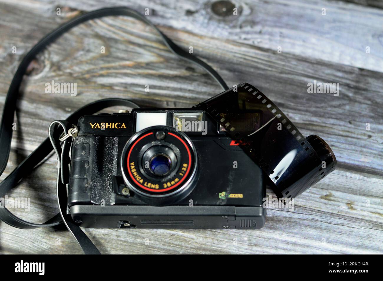 Giza, Egypt, August 12 2023 Yashica MF 2 Super reusable film camera