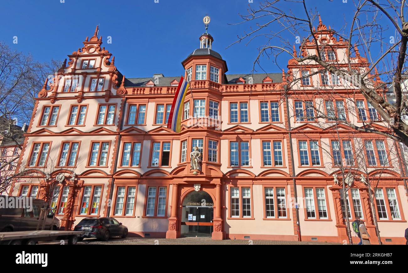 Gutenberg Museum Mainz, Altstadt,  Liebfrauenpl. 5, 55116 Mainz, Germany Stock Photo