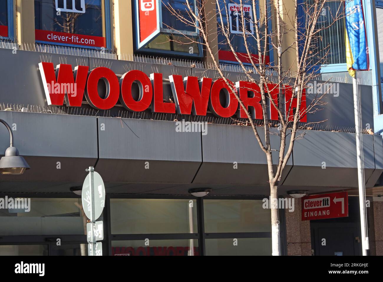Woolworth store at Groe Bleiche 17-23, 55116 Mainz, Rhineland, Germany - retail shopping experience Stock Photo