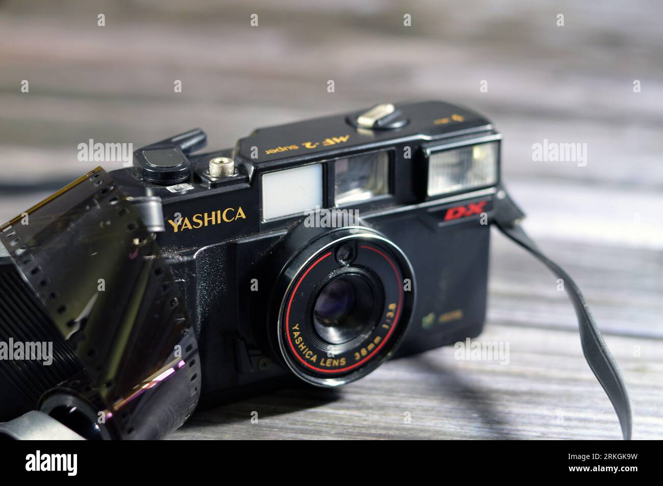 Giza, Egypt, August 12 2023 Yashica MF 2 Super reusable film camera