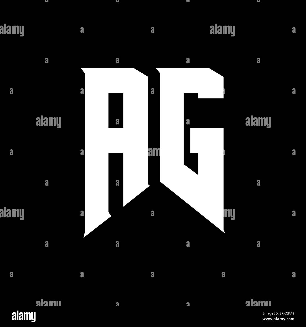 Ag minimal logo hi-res stock photography and images - Alamy