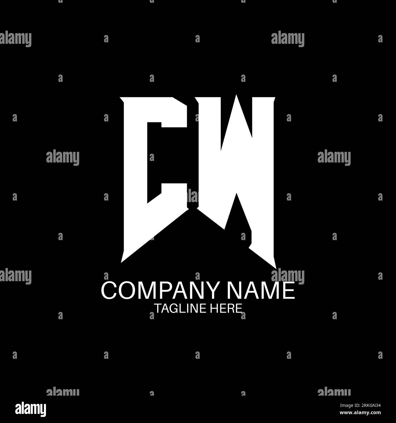 Cw Gaming Letters Stock Vector Images Alamy cw-gaming-letters-stock-vector-images-alamy