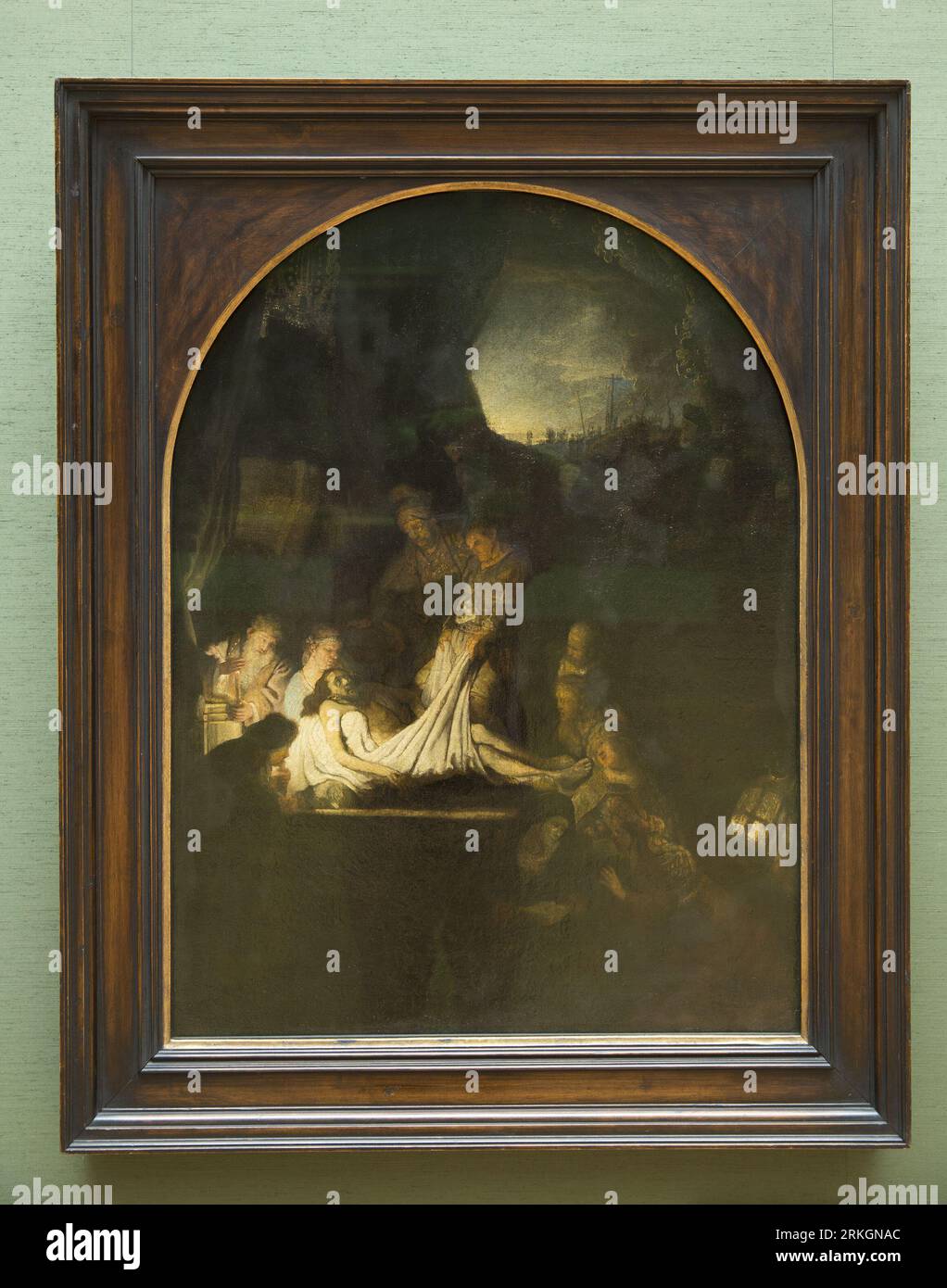 Rembrandt Painting In Alte Pinakothek Stock Photo Alamy