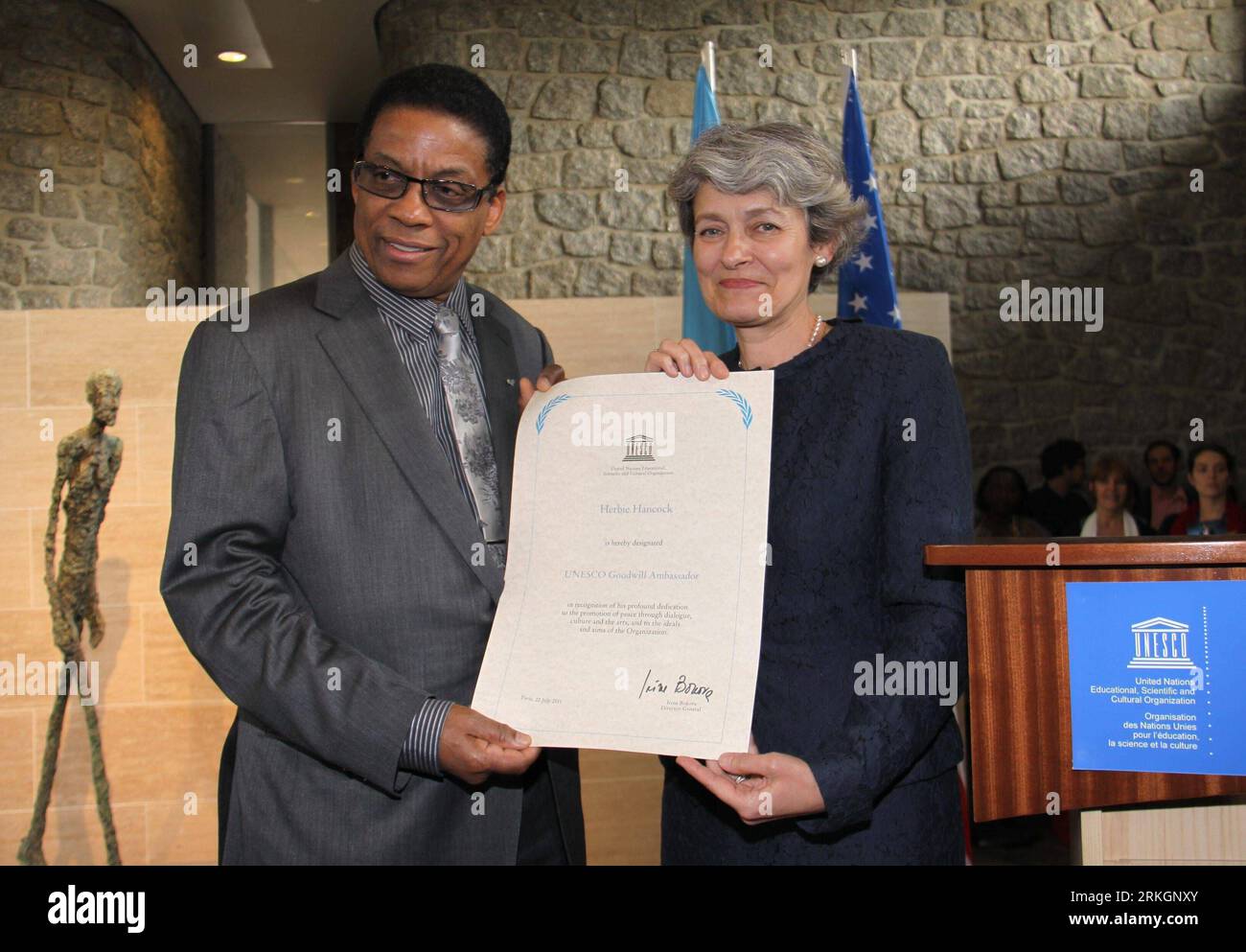 110722 PARIS, July 22, 2011 Xinhua UNESCO Irina