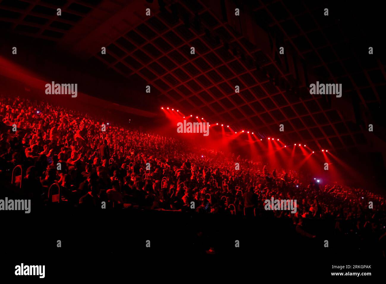 Large outdoor concert evening hi-res stock photography and images - Alamy