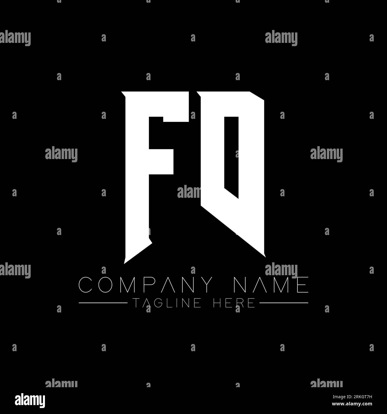 FD Letter Logo Design. Initial letters FD gaming's logo icon for ...