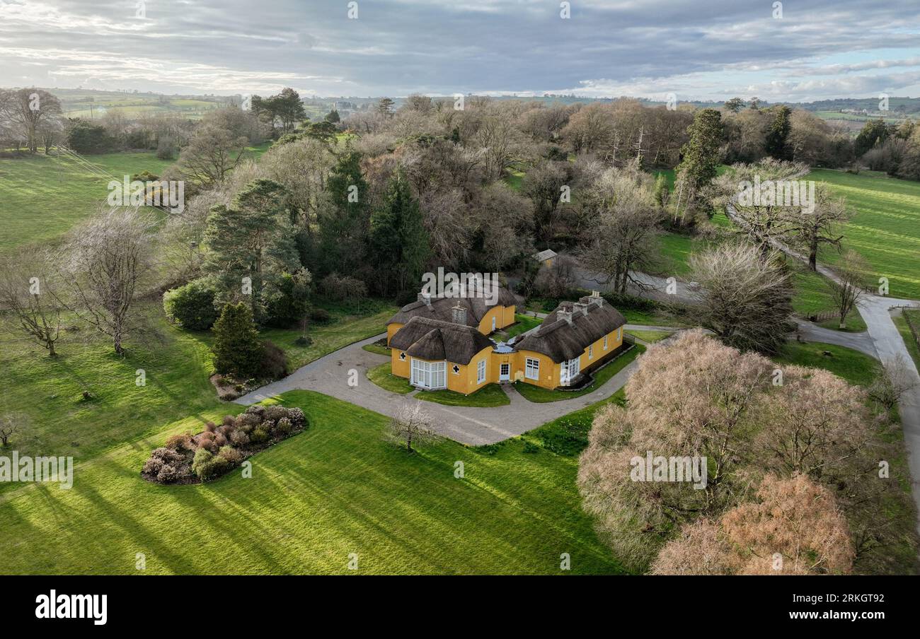 An aerial view of the Derrymore House estate in Newry, Northern Ireland