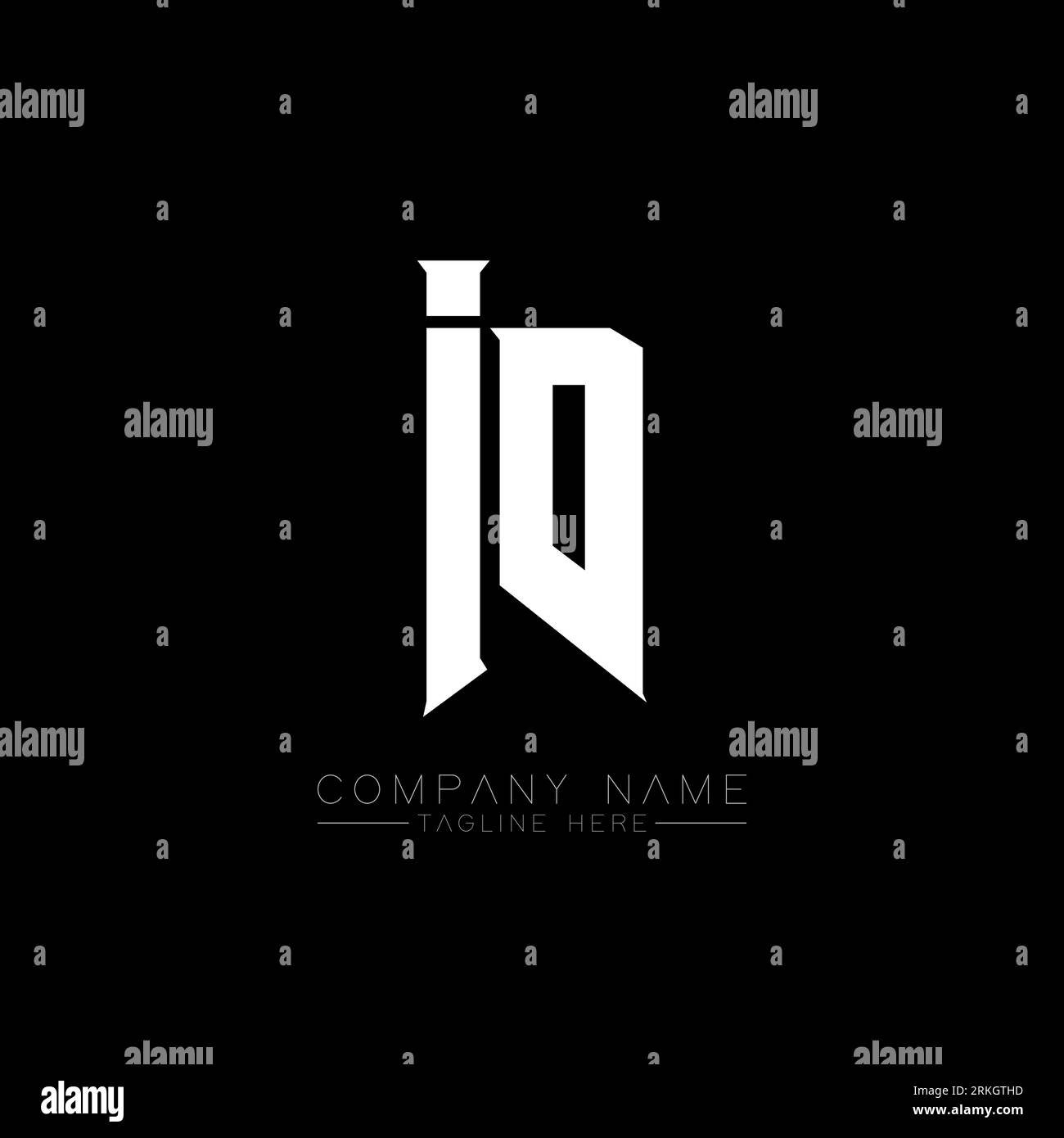 ID Letter Logo Design. Initial letters ID gaming's logo icon for ...