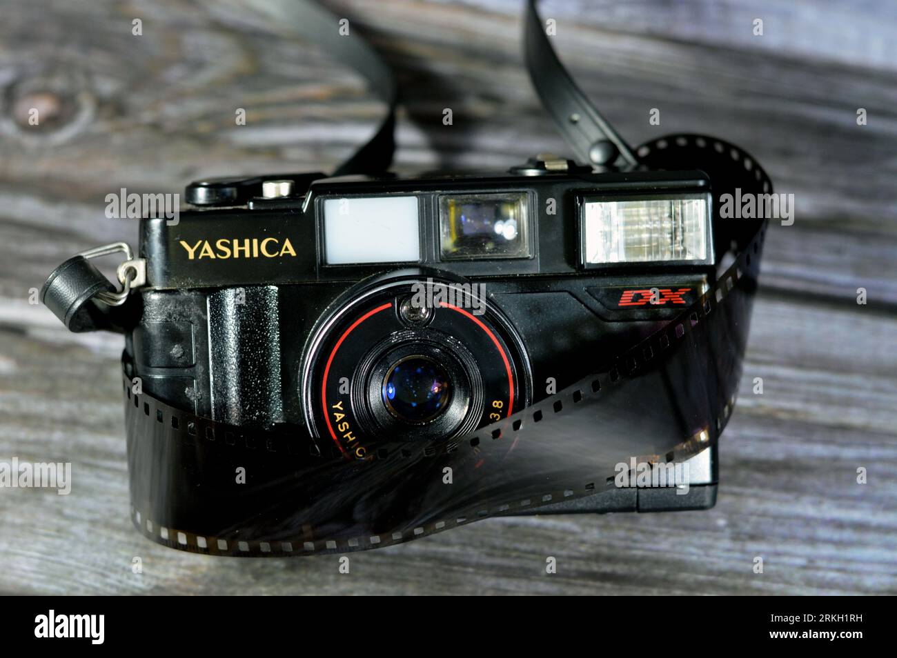 Giza, Egypt, August 12 2023 Yashica MF 2 Super reusable film camera