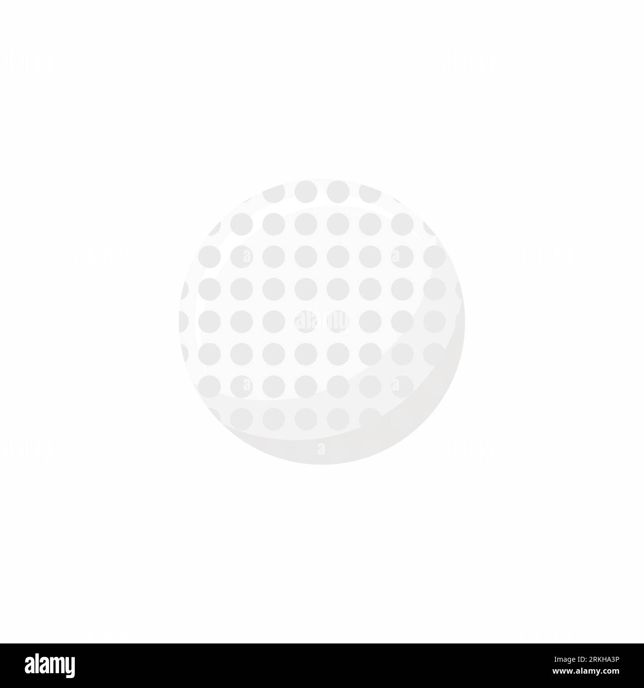 Golf ball icon design element isolated on white background. Equipment ...