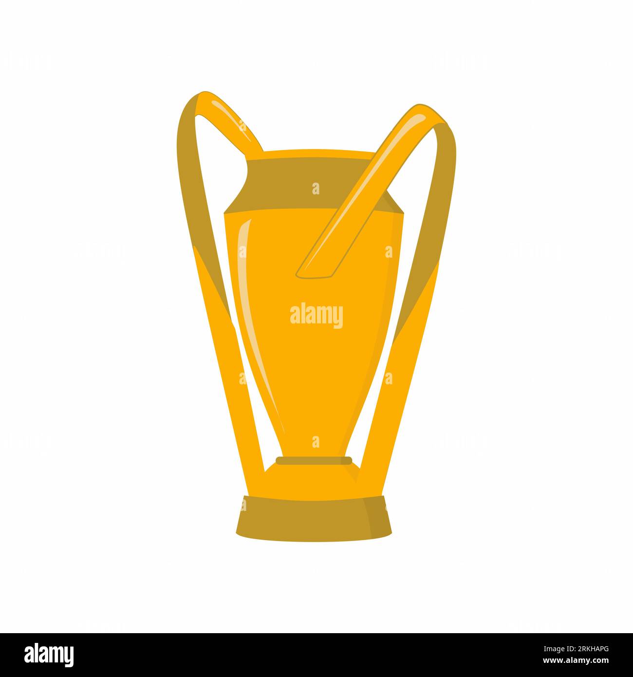 Major League Soccer cup trophy cartoon icon design isolated on white background. Premier professional soccer league in the United States and Canada. C Stock Vector
