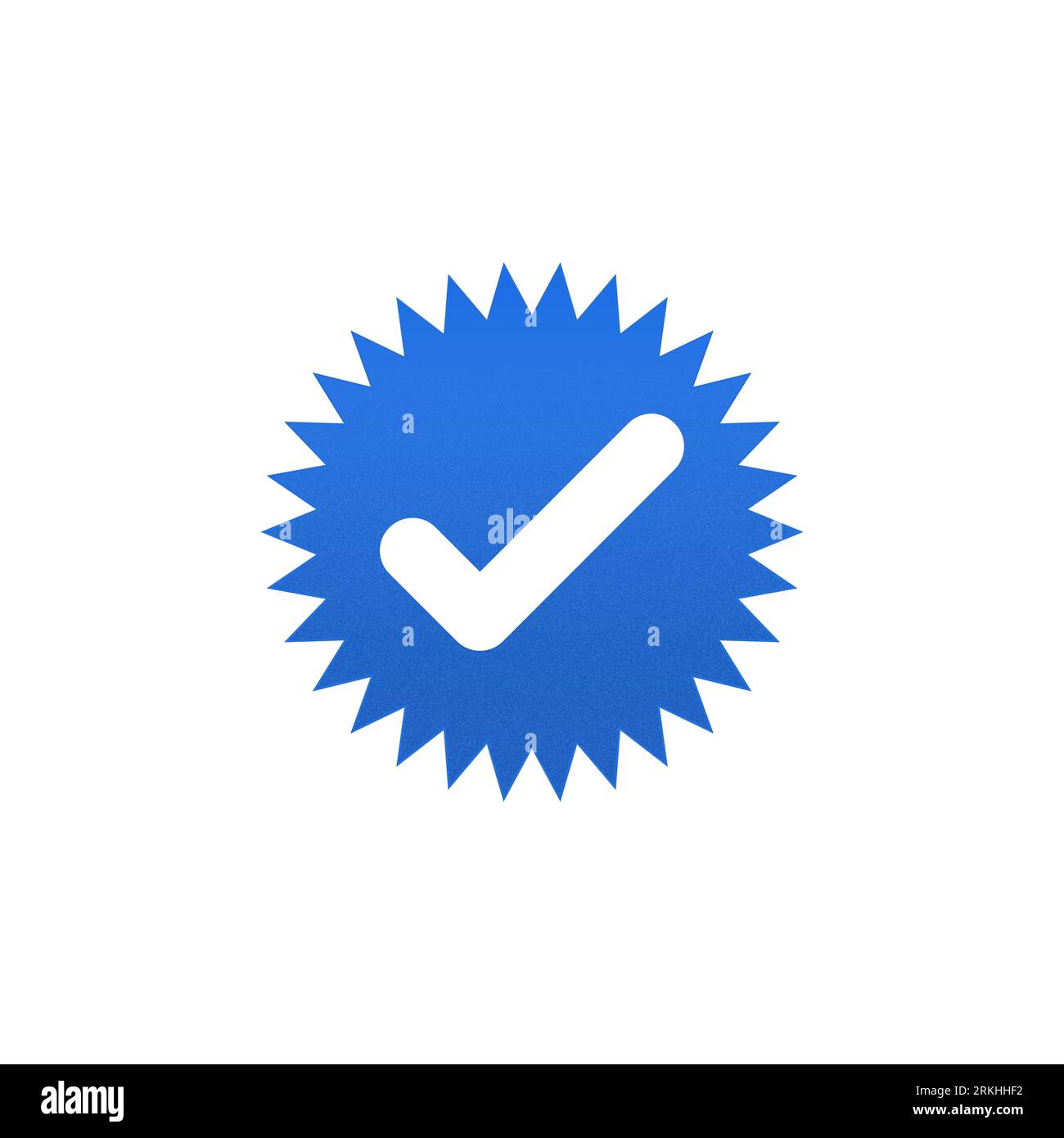 verified icon social media, blue check mark, instagram verify account icon  vector, blue tick, black on white background in 2023