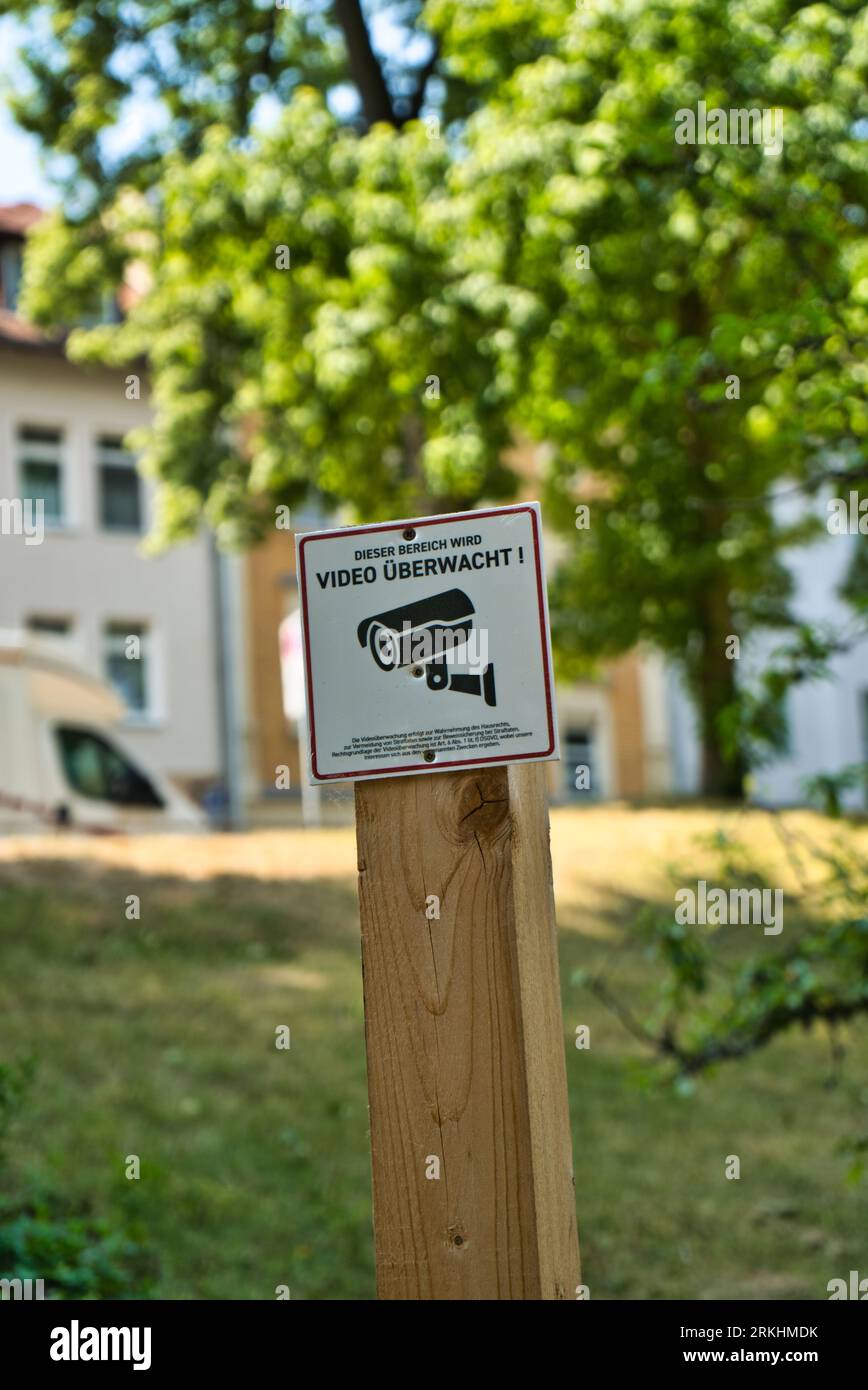 Monitor Sign Post Example Monitoring sign hi-res stock photography and images - Alamy