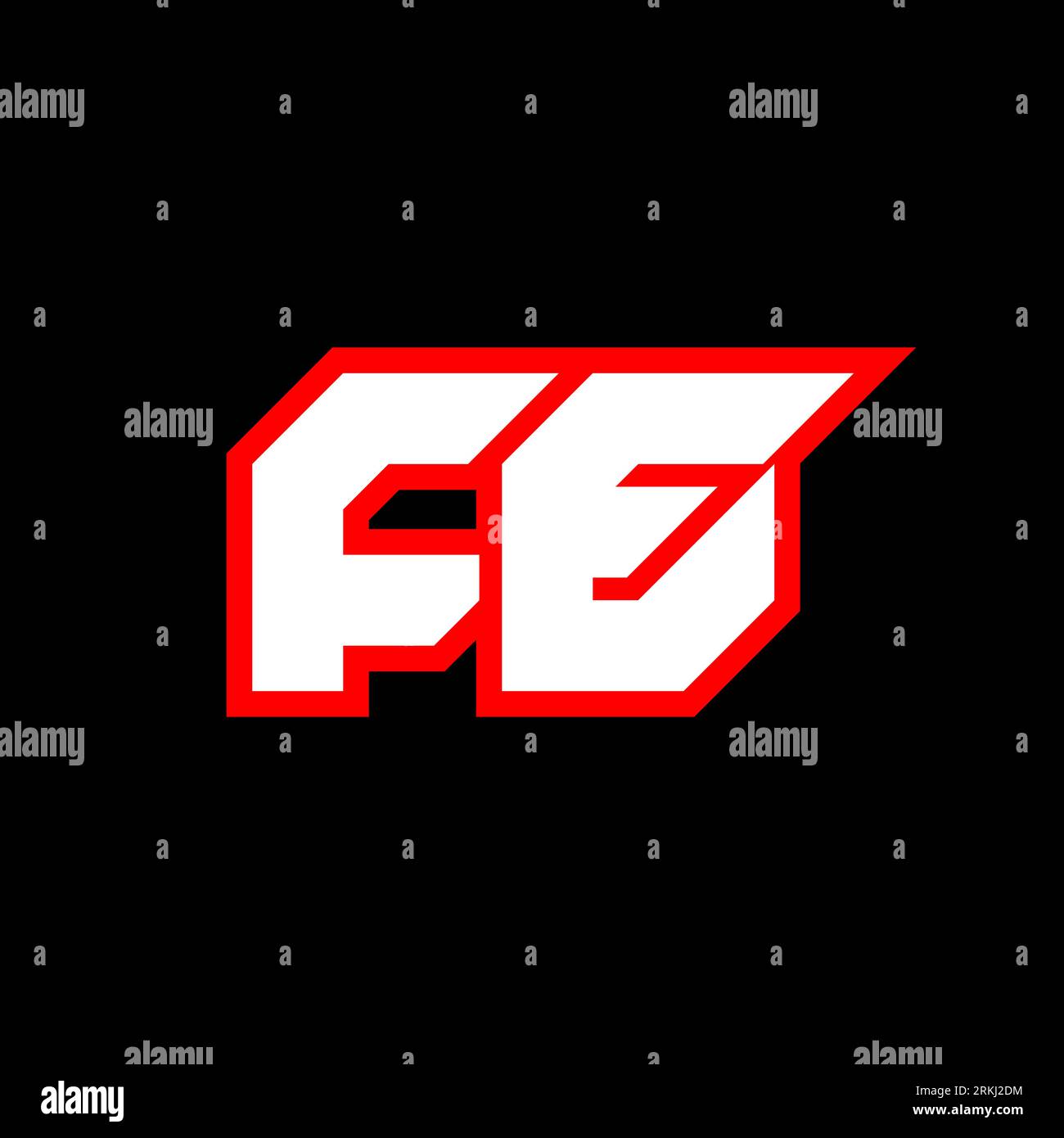 FE logo design, initial FE letter design with sci-fi style. FE logo for ...